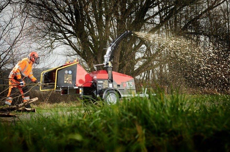 Flishuggeren TP175 hugger grene til flis