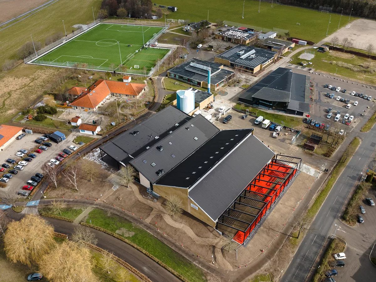 Idrætsanlæg i Skævinge ved Hillerød